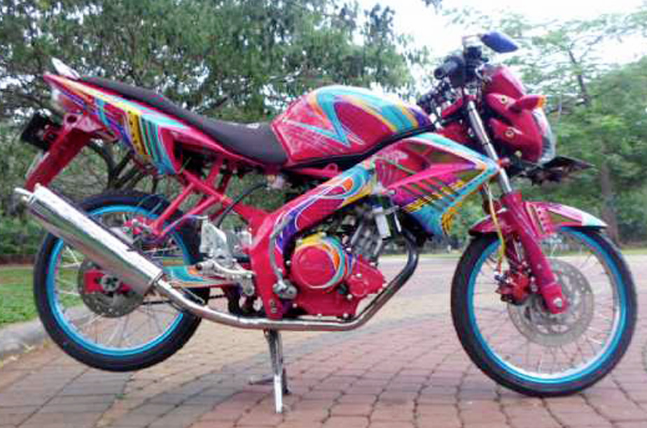 Modifikasi Yamaha V-Ixion (foto: dok Pribadi)