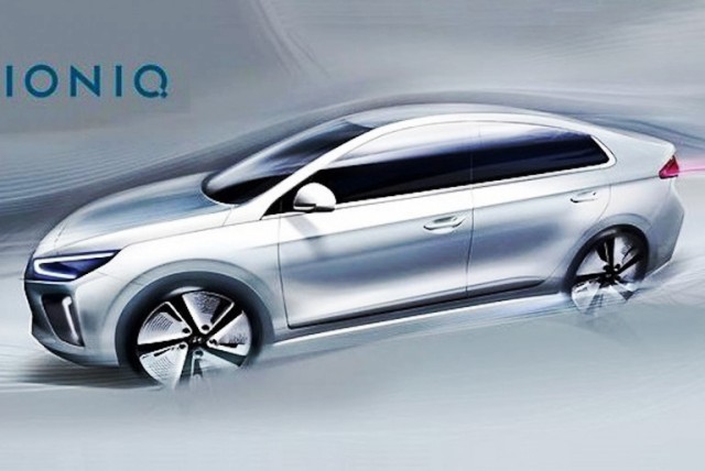 teaser eksterior Hyundai IONIQ (foto: Indianautosblog.com)