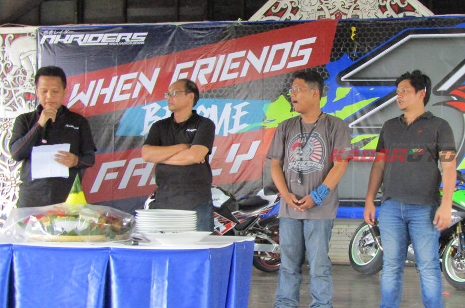 Bro Erik Alviano ketua pelaksana acara anniversary ke 3 komunitas Ninja Kaskus Rider di TMII (foto: Ahmad Djainudin/KabarOto)