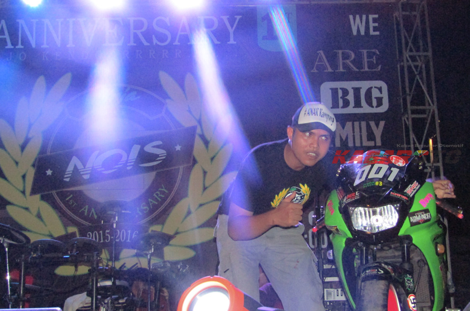 Bro Bayu DJ ketua NOIS (foto : Yudi Atmajaya/KabarOto)