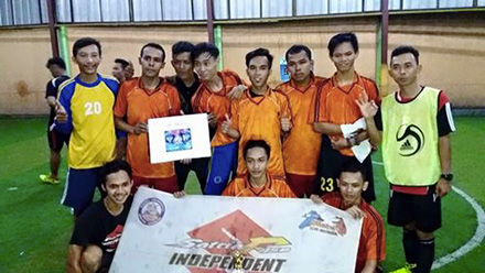 SFI saat pertandingan Futsal (foto : dok SFI)