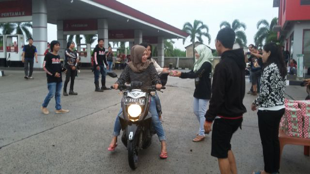 Kegiatan bikers Serang Timur ( Foto : Bikers Serang Timur )