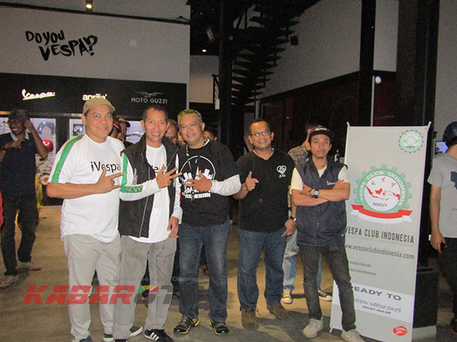 Beberapa anggota Vespa Club Indonesia ( Foto : Yudi Atmajaya/KabarOto)