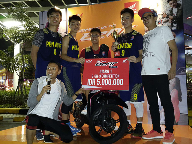 Juara 3 On 3 dari SMA Penabur (Foto:Wahana Honda)
