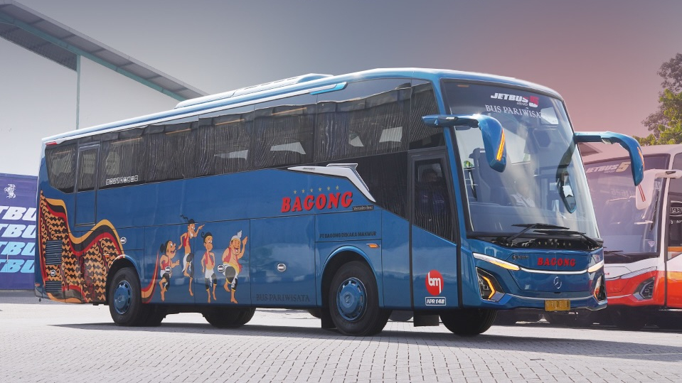 Gendong Sasis Mercedes-Benz, Bus Anyar PO Bagong Tampil Keren dengan Bodi Jetbus 5 SHD