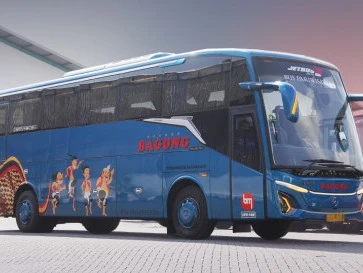 Gendong Sasis Mercedes-Benz, Bus Anyar PO Bagong Tampil Keren dengan Bodi Jetbus 5 SHD