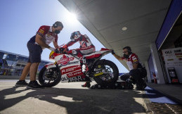 Start di Posisi Dua, Fabio Di Giannantonio Incar Podium di Moto2 Spanyol