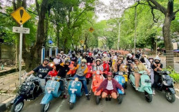 Cara Moca Vespa Gerakkan Skuteris Milenial di Tangerang Raya