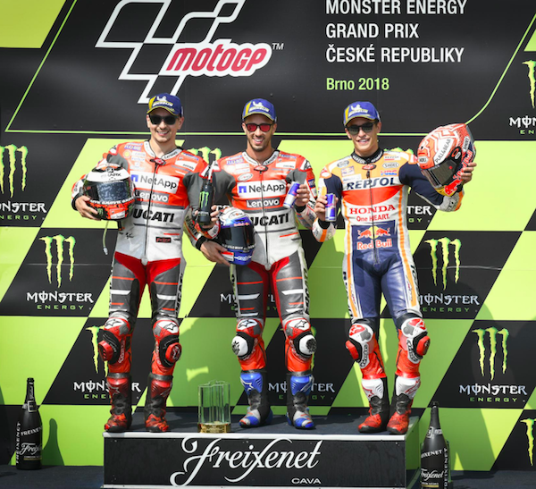 Hasil Lengkap MotoGP Ceko 2018 di Sirkuit Brno