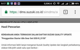Suzuki Adakan Quality Update Pada Suzuki GSX-R_S 150