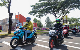 First Ride All New Honda Vario 125 di Jalanan Kota