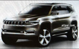 Bocor Sketsa Jeep K8 Concept, Inikah SUV Terbaru Jeep ?