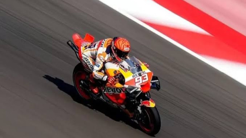Marc Marquez Jatuh Terlalu Cepat di Sprint Race MotoGP Mandalika 2023 ...