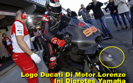 Logo Ducati di Motor Lorenzo Bermasalah
