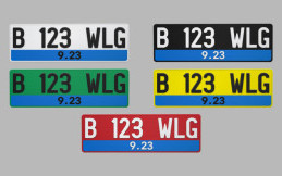 Mengenal 4 Warna Pelat Nomor Kendaraan di Indonesia, Mulai dari Putih Hingga Hijau