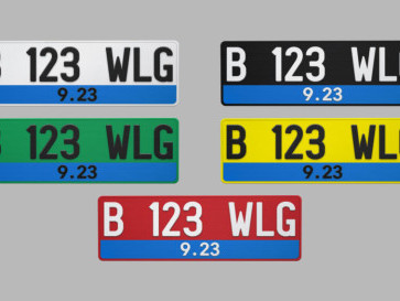 Mengenal 4 Warna Pelat Nomor Kendaraan di Indonesia, Mulai dari Putih Hingga Hijau