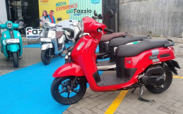 Aki Yamaha Fazzio Hybrid ada di Bawah, Aman Kah?