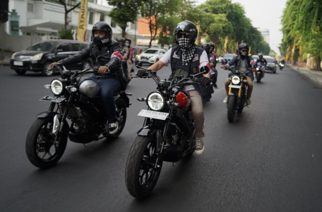 Puluhan Bikers Motoran untuk Kenang Para Pahlawan yang Telah Gugur