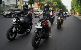Puluhan Bikers Motoran untuk Kenang Para Pahlawan yang Telah Gugur