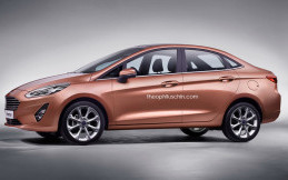 Inikah Tampang All New Ford Fiesta Dalam Bentuk Sedan?