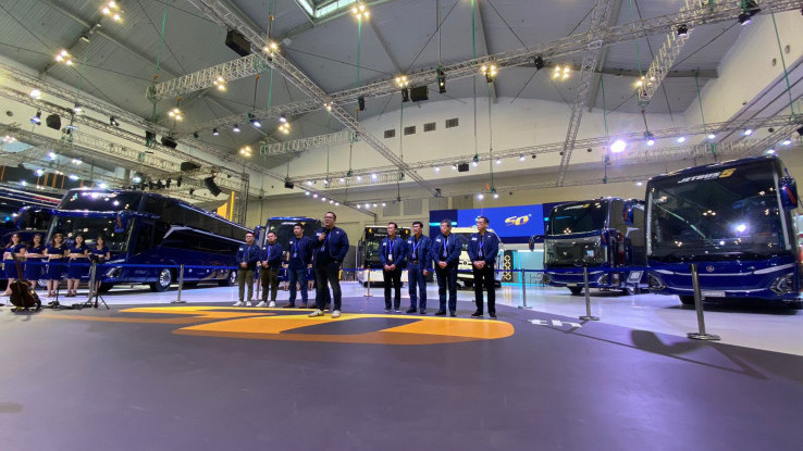 Karoseri Adiputro Rilis Bodi Bus Jetbus 5 di GIIAS 2023