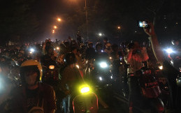 Obat Rindu Riding, Tangerang Night Ride Vol 9 Juga Galang Dana Untuk Wamena
