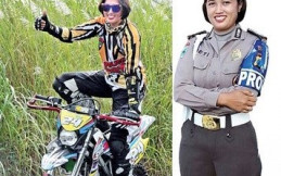 Bripka Deti Meivani, Polwan yang Gemar Trail