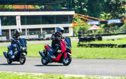 Begini Rasanya Mengendarai Yamaha NMax Turbo di Sirkuit Sentul Kecil
