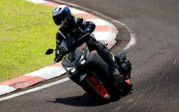 Tes Ride 3 Model Yamaha Aerox Alpha Termasuk Turbo di Sirkuit Sentul Kecil, Begini Rasanya