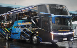 Bus Baru PO Putra Pandawa 5 Gunakan Bodi Skylander R25 Fusion