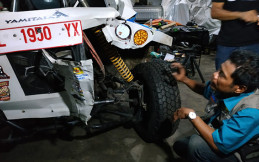 Nahas, Mobil Listrik Nasional Blits Alami Kecelakaan di Medan