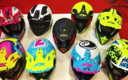 JPX Bawa Helm Baru yang Keren Nih di Telkomsel IIMS 2019