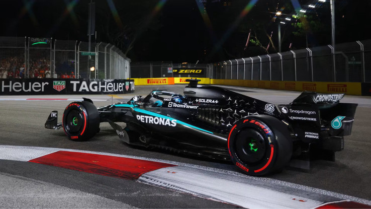 F1 Singapura 2025: George Russell Akhirnya Pole Position