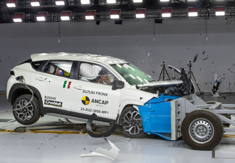 Suzuki Fronx Raih 1 Bintang di Uji Tabrak ANCAP, Sabuk Pengaman Putus Saat Pengetesan