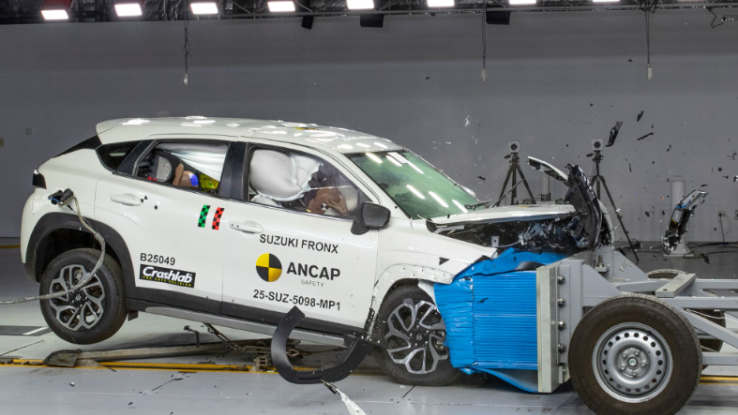 Suzuki Fronx Raih 1 Bintang di Uji Tabrak ANCAP, Sabuk Pengaman Putus Saat Pengetesan