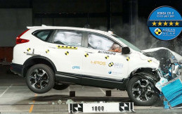 Beri Perlindungan Terbaik untuk Penumpang, Honda CR-V Raih Penghargaan ASEAN NCAP 2018