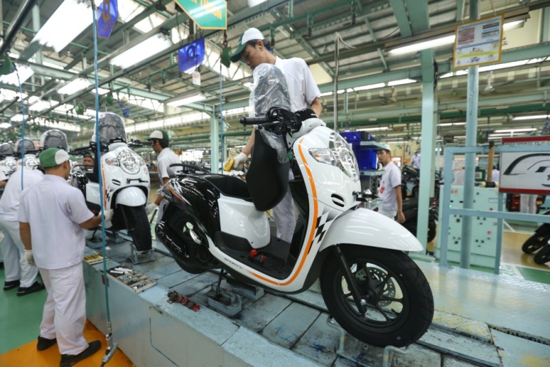 Ekspor Sepeda Motor Honda Melonjak 22,7% 