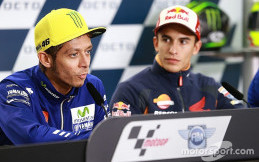 Marquez Tak Sabar Hadapi Rossi di MotoGP Aragon