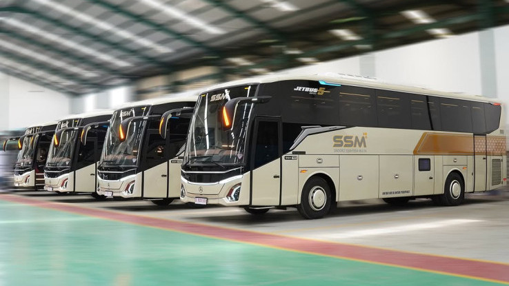 Gunakan Bodi Jetbus 5, PO SSM Punya 6 Bus Baru untuk Rute AKAP