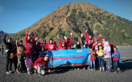 Keseruan Touring Komunitas TIOCI Jelajah Taman Nasional Bromo