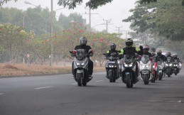 JMC Touring Lagi Sekaligus Jajal Yamaha Aerox 155 VVA