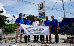 Tak Hanya Santuni Warga, Bridgestone Juga Bantu Distributor Yang Terkena Bencana