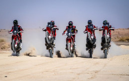 Monster Energy Honda Team Incar Podium Dakar 2020