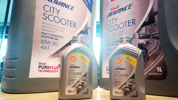 Shell Advance City Scooter, Pelumas Berteknologi PurePlus untuk Motor Matik