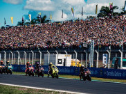 Podium Marco Bezzecchi dan Jorge Martin di MotoGP Brazil untuk Mendiang Roberto Lunadei