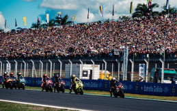 Podium Marco Bezzecchi dan Jorge Martin di MotoGP Brazil untuk Mendiang Roberto Lunadei