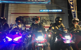 Ratusan Bikers Meriahkan Suzuki Saturday Night Ride di Banjarmasin