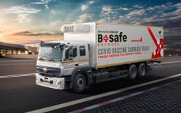 Truk BharatBenz BSafe Express Punya Pendingin Khusus Untuk Mengantar Vaksin Covid-19