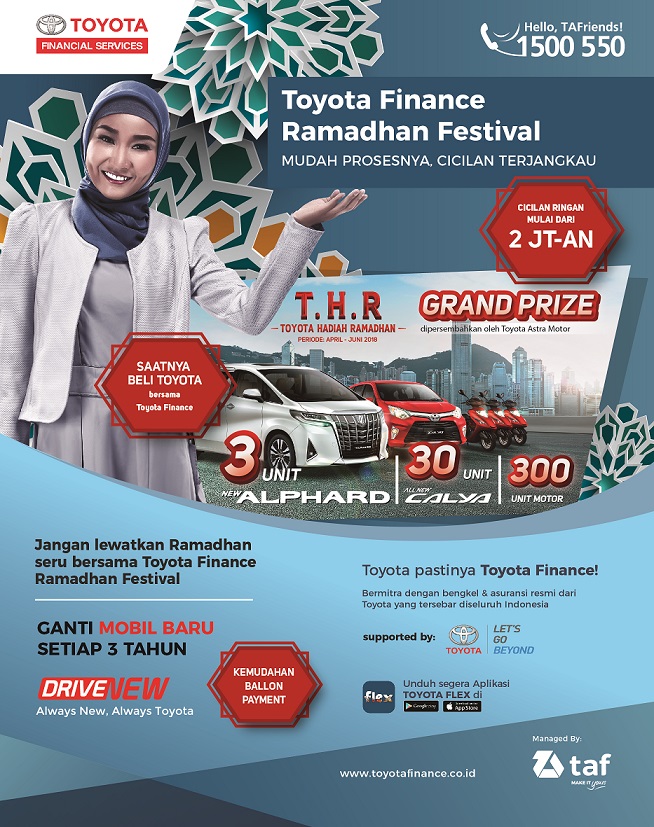 TAF Berikan Promo Menarik di Toyota Finance Ramadhan Festival