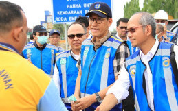 Bos Jasa Marga Tinjau Pembangunan Tol Medan-Tebing Tinggi